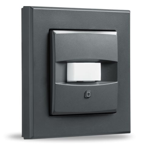 Homematic IP Drátový PIR detektor pohybu - pro 55 mm rámeček, vnitřní, antracit - HmIPW-SMI55-A