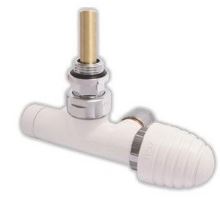 Bílý ventilový set pro jednobodové připojení, HERZ S 7700 15 - CU 15