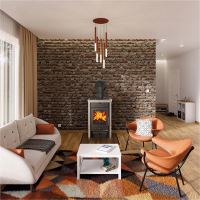 Kachlová kamna SARA – černá, výkon 3.0–6.4 kW (2)