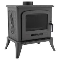 Litinová kamna na dřevo KRATKI K7, průměr 130, 5 kW (4)