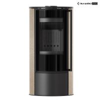 Ocelová kamna na dřevo KRATKI ERIK, průměr 150, 5,5 kW (4)