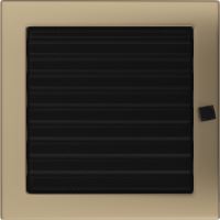 Mřížka 22x22 zlato galvanické se žaluzií