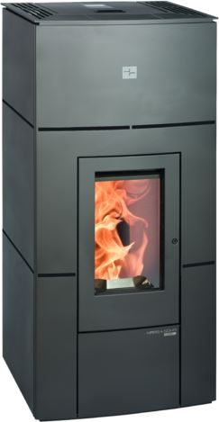 Peletová kamna HSP 6 RUEDA PGI – antracit, výkon 2.4–8.3 kW