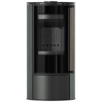 Ocelová kamna na dřevo KRATKI ERIK, průměr 150, 5,5 kW (2)
